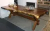 Artikelbild 1 des Artikels “Massivholztisch Suar mit Holzbeinen Modell X, 251cm Länge, 108cm max. Breite, 82cm Höhe. Tischplatte hat eine Stärke von 7,5cm “
